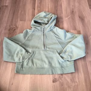 Lululemon Scuba Oversized Half Zip Hoodie- Tidewater Teal